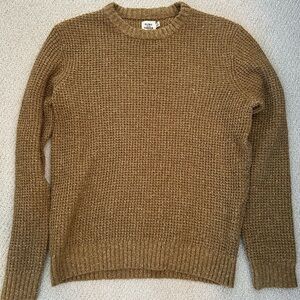 Elegant Tan Crewneck Sweater for Men